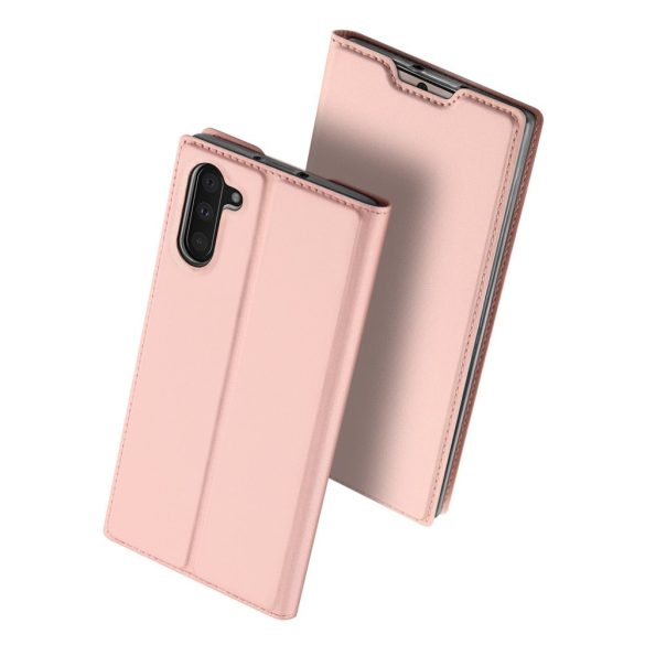 Dux Ducis Skin Pro Samsung Galaxy Note 10 oldalra nyíló tok, rózsaszín