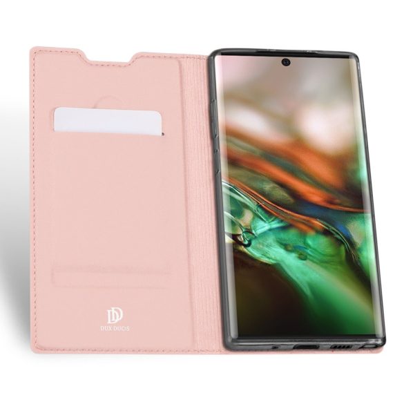 Dux Ducis Skin Pro Samsung Galaxy Note 10 oldalra nyíló tok, rózsaszín