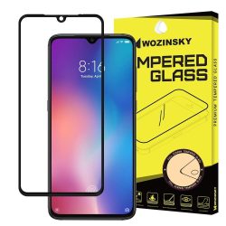   Wozinsky Xiaomi Mi A3/Xiaomi Mi CC9e 5D Full Glue teljes kijelzős edzett üvegfólia (tempered glass) 9H keménységű, tokbarát, fekete