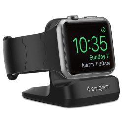 Spigen S350 Night Stand dokkoló Apple Watch 1/2/3/4, fekete