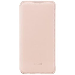   Huawei P30 Wallet gyári oldalra nyíló tok, kártyatartóval, halvány rózsaszín