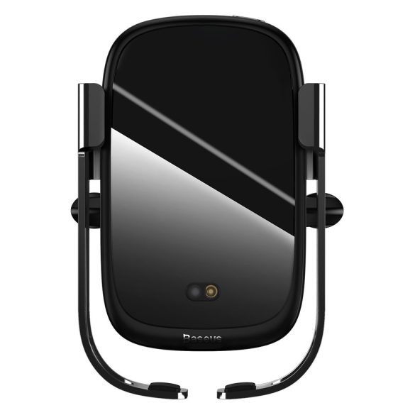 Baseus Rock Wireless Charger Electric Infrared Qi vezeték nélküli autós telefontartó és töltő infravörös érzékelővel szellőzőrácsra, ezüst