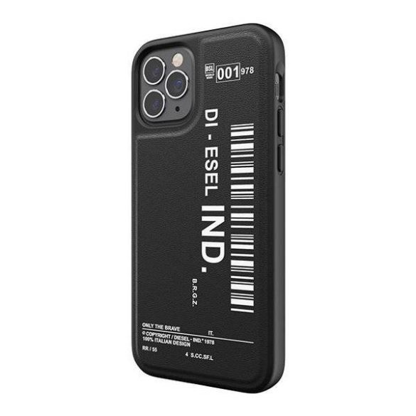 Diesel Moulded Case Barcode iPhone 12 Pro Max tok, hátlap, fekete
