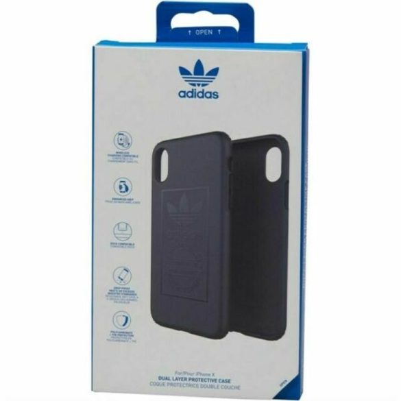 Adidas Originals Dual Layer iPhone X/Xs hátlap, tok, fekete