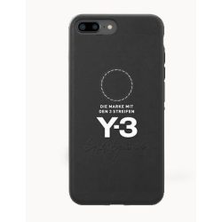   Adidas Y-3 Moulded Case iPhone 6 Plus/6S Plus/7 Plus/8 Plus eredeti bőr, hátlap, tok, fekete