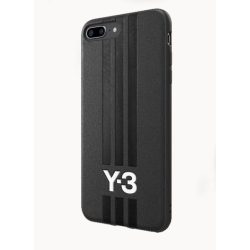   Adidas Y-3 Moulded Case 2 iPhone 6/6S/7/8/SE (2020) eredeti bőr, hátlap, tok, fekete