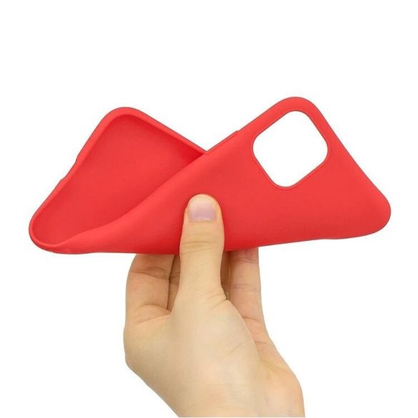 Silicone Flexible Rubber iPhone 11 Pro szilikon hátlap, tok, piros