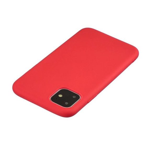 Silicone Flexible Rubber iPhone 11 Pro szilikon hátlap, tok, piros