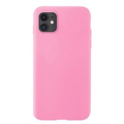   Silicone Flexible Rubber iPhone 11 szilikon hátlap, tok, rózsaszín