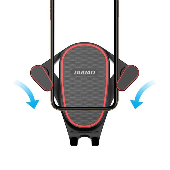 Dudao Gravity Car Mount Air Vent univerzális autós telefon tartó, automata, 4-6,5 colos eszközökre, fekete