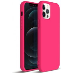   Silicone Case iPhone 12/12 Pro szilikon hátlap, tok, rózsaszín