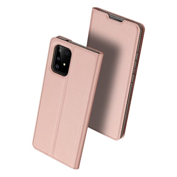 Dux Ducis Skin Pro Samsung Galaxy S10 Lite oldalra nyíló tok, rózsaszín