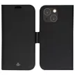Case DBRAMANTE 1928 New York 2w1 Wallet iPhone 14 tok, fekete