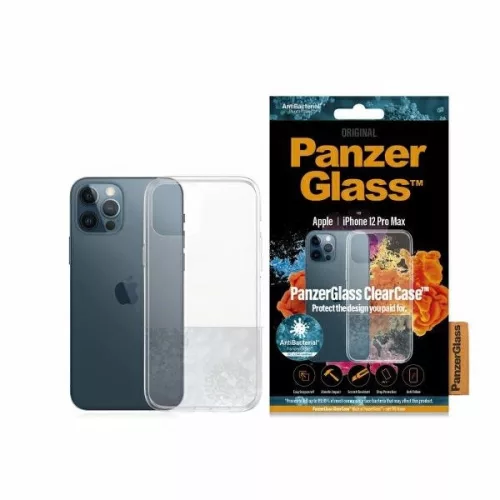 PanzerGlass ClearCase antibacterial case iPhone 12 Pro Max tok, átlátszó