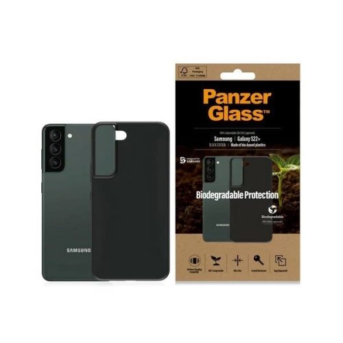 PanzerGlass biológiailag lebomló tok Samsung Galaxy S22 Plus, fekete