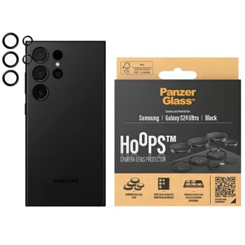   PanzerGlass Hoops Camera Samsung Galaxy S24 Ultra czarny/fekete 1209 kamera objektívvédő karika optikai gyűrűk