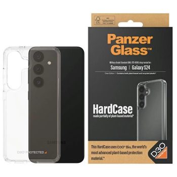   PanzerGlass HardCase D3O® Bio and Military Grade certification Samsung Galaxy S24 tok, átlátszó