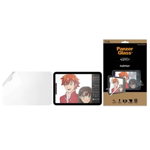 PanzerGlass kijelzővédő üvegfólia GraphicPaper iPad mini 8,3" (2021) tokbarát antibakteriális