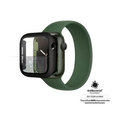 PanzerGlass kijelzővédő üvegfólia Full Body Apple Watch 7/8 41mm 5D teljes kijelzős