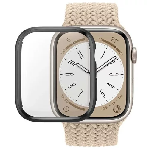 PanzerGlass Full Body üvegfólia Apple Watch 7 45mm, fekete