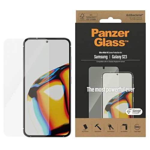 PanzerGlass kijelzővédő üvegfólia Ultra-Wide Fit Samsung Galaxy S23 S911
