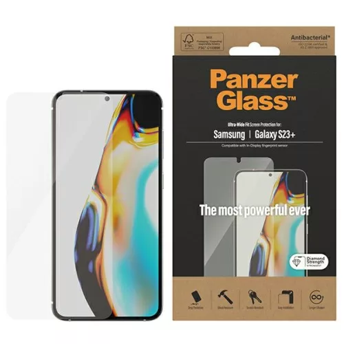 PanzerGlass Ultra-Wide Fit Sam S23 Plus képernyővédelem 7323