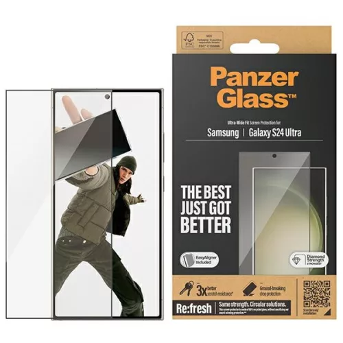 PanzerGlass Ultra-Wide Fit Samsung Galaxy S24 Ultra edzett üvegfólia aplikátorral