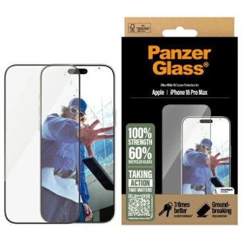   PanzerGlass Screen Protector iPhone 16 Pro Max 6.9" Ultra-Wide Fit 2864