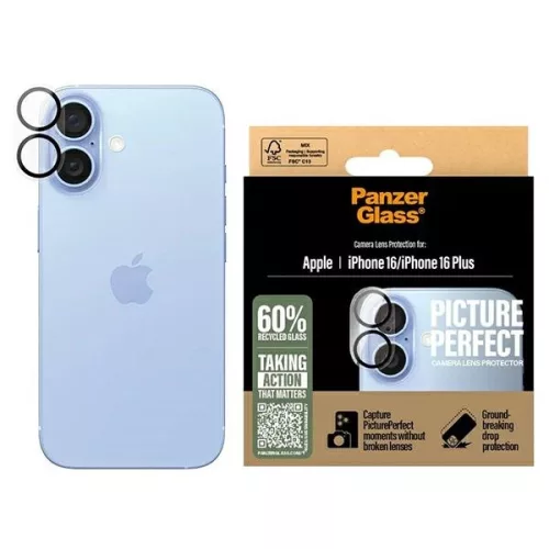 PanzerGlass PicturePerfect Lens Protector iPhone 16 6.1" / 16 Plus 6.7" 1279 kameravédő
