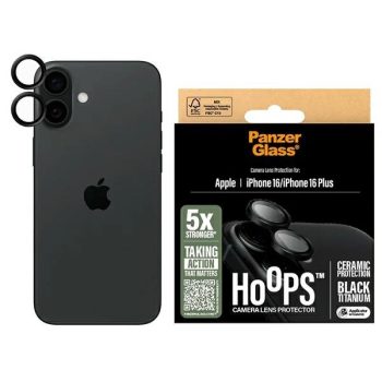   PanzerGlass Hoops Ceramic Lens Protector iPhone 16 6.1" / 16 Plus 6.7" 1281 kameravédő