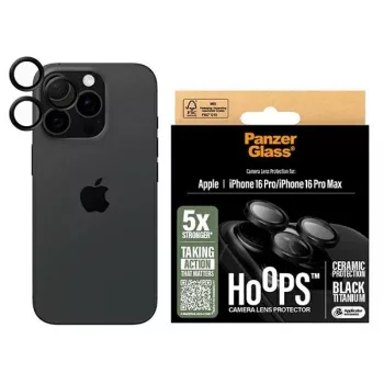   PanzerGlass Hoops Ceramic Lens Protector iPhone 16 Pro 6.3" / 16 Pro Max 6.9" 1282