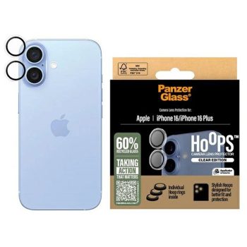   PanzerGlass Hoops átlátszó Lens Protector iPhone 16 6.1" / 16 Plus 6.7" 1285 kameravédő