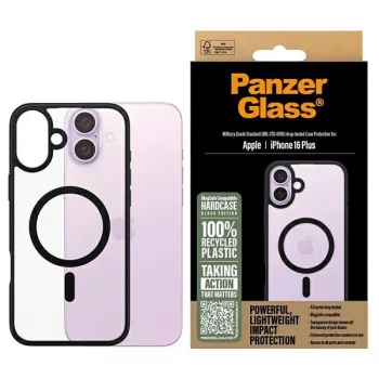   PanzerGlass HardCase iPhone 16 Plus 6.7" tok, fekete MagSafe 1303