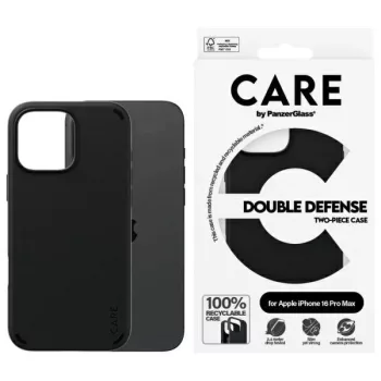   CARE by PanzerGlass Feature Double, Defense Case iPhone 16 Pro Max 6.9" tok, fekete 1336