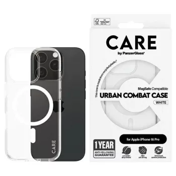   CARE by PanzerGlass Flagship Case iPhone 16 Pro 6.3" tok, fehér MagSafe 1338