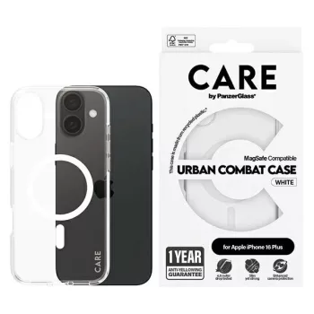   CARE by PanzerGlass Flagship Case iPhone 16 Plus 6.7" tok, fehér MagSafe 1339