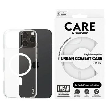   CARE by PanzerGlass Flagship Case iPhone 16 Pro Max 6.9" MagSafe tok, fehér 1340