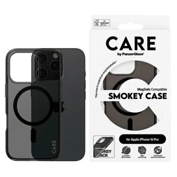   CARE by PanzerGlass Flagship Case iPhone 16 Pro 6.3"" MagSafe tok, szürke 1350