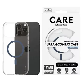   CARE by PanzerGlass Flagship Case iPhone 16 Pro Max 6.9" MagSafe tok, kék 1368