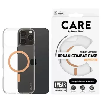   CARE by PanzerGlass Flagship Case iPhone 16 Pro Max 6,9" MagSafe tok, barackszín 1376