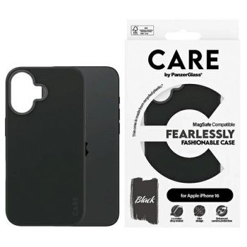   CARE by PanzerGlass Fashion Case iPhone 16 6.1" MagSafe tok, fekete 1377
