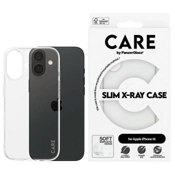   CARE by PanzerGlass X-Ray Soft Basic Case iPhone 16 6.1" tok, átlátszó 1441