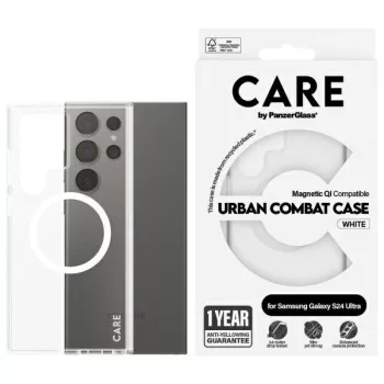   CARE by PanzerGlass Flagship QI Case Samsung Galaxy S24 Ultra tok, átlátszó 1155