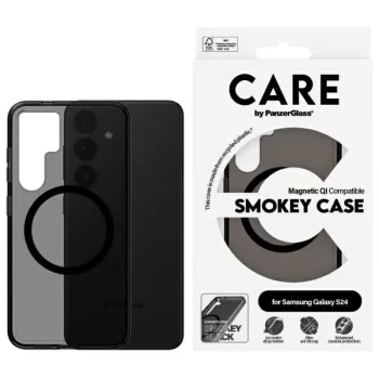   CARE by PanzerGlass Flagship QI Case Samsung Galaxy S24 tok, fekete 1156