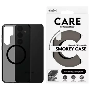  CARE by PanzerGlass Flagship QI Case Samsung Galaxy S24 Plus tok, fekete 1157