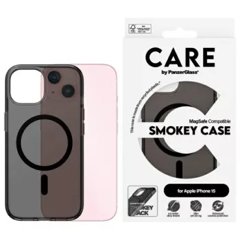   CARE by PanzerGlass Flagship Case iPhone 15 6.1" MagSafe tok, fekete