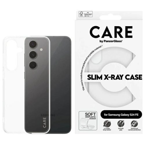 CARE by PanzerGlass Slim X-Ray Case Samsung Galaxy S24 FE tok, átlátszó 1963
