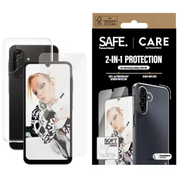   CARE by PanzerGlass Fashion 2in1 Samsung Galaxy A26 5G tok és üvegfólia, átlátszó