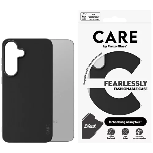 CARE by PanzerGlass Fashion Samsung Galaxy S25 Plus tok, fekete
