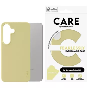 CARE by PanzerGlass Fashion Samsung Galaxy S25 tok, sárga